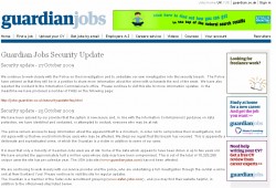 Guardian Jobs security page