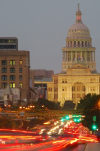 The Texas State Capitol in Austin.