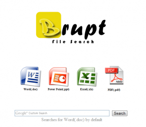 Brupt search engine