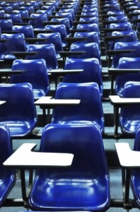 College chairs in a row - freedigital