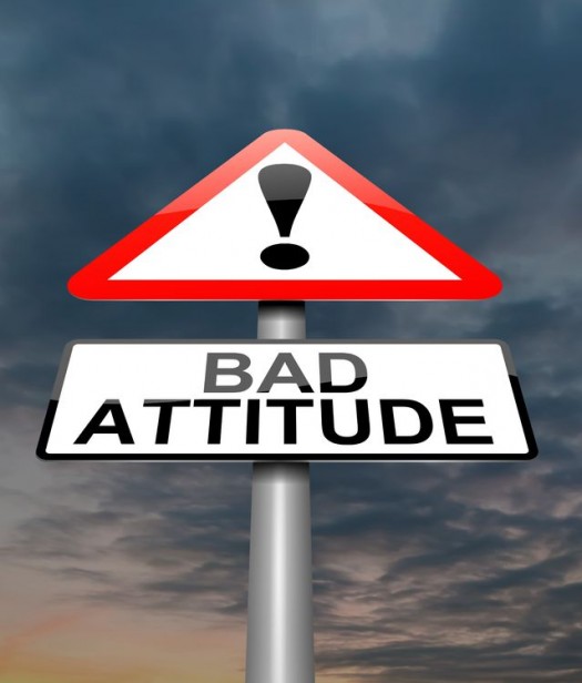 Bad attitude sign