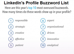 LinkedIn buzzword profile list