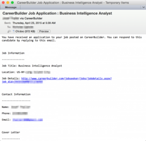 Careerbuilder malware emails