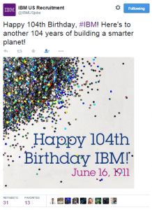 IBM Birthday