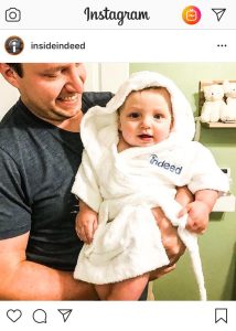 Indeed's Baby bathrobes