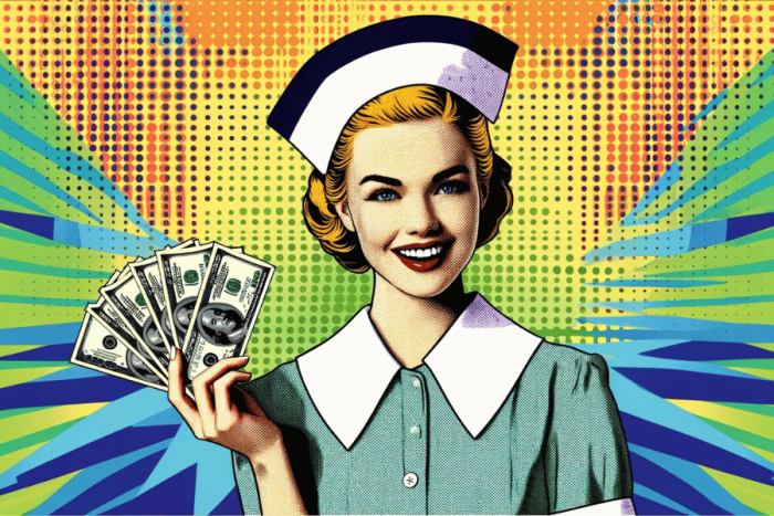 Nurses with cash