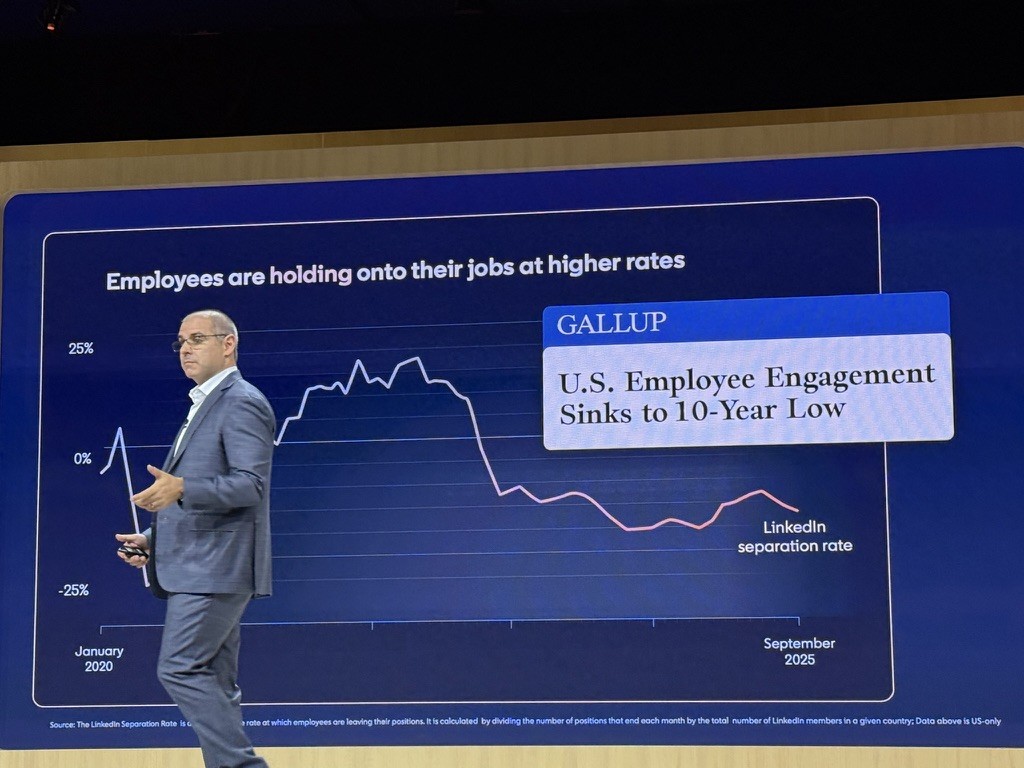 Employees holding on to jobs